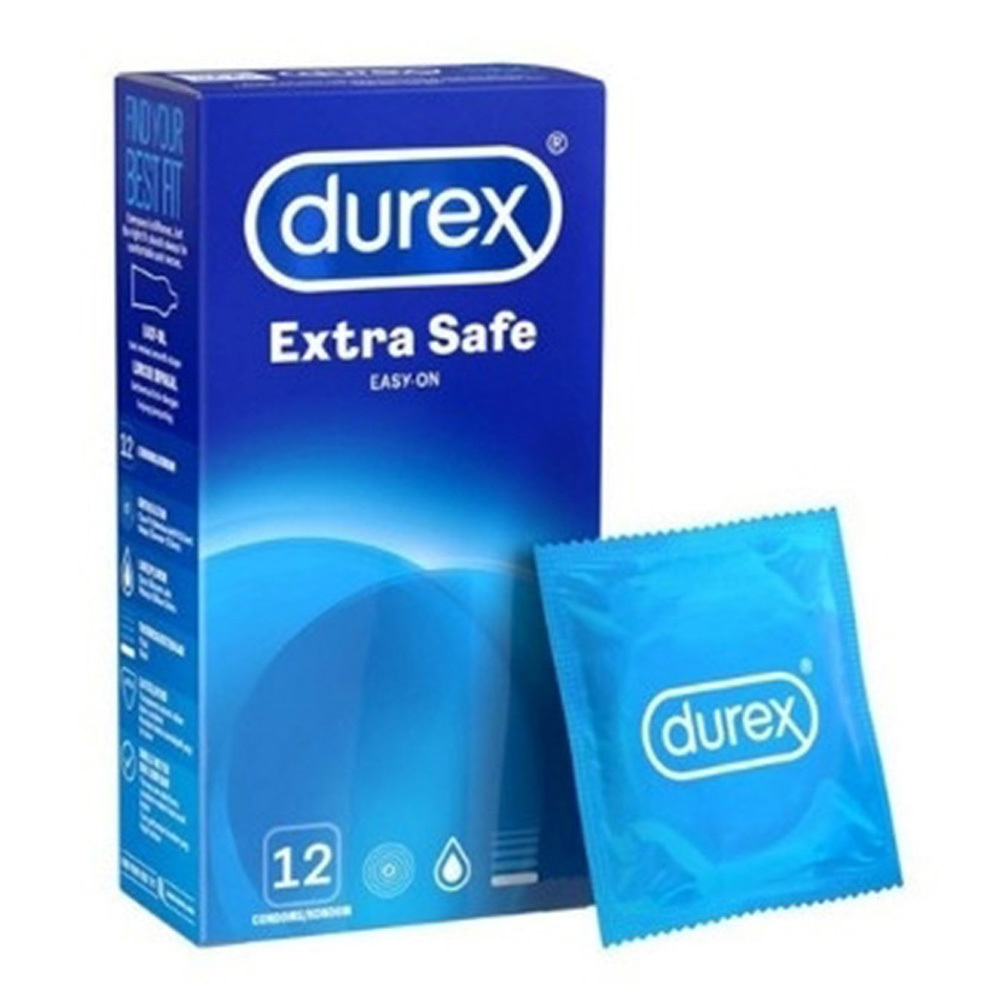 20260320154415_durex_profylaktika_extra_safe_52_5mm_12tmch Durex Προφυλακτικά Extra Safe 12τμχ - Image 1