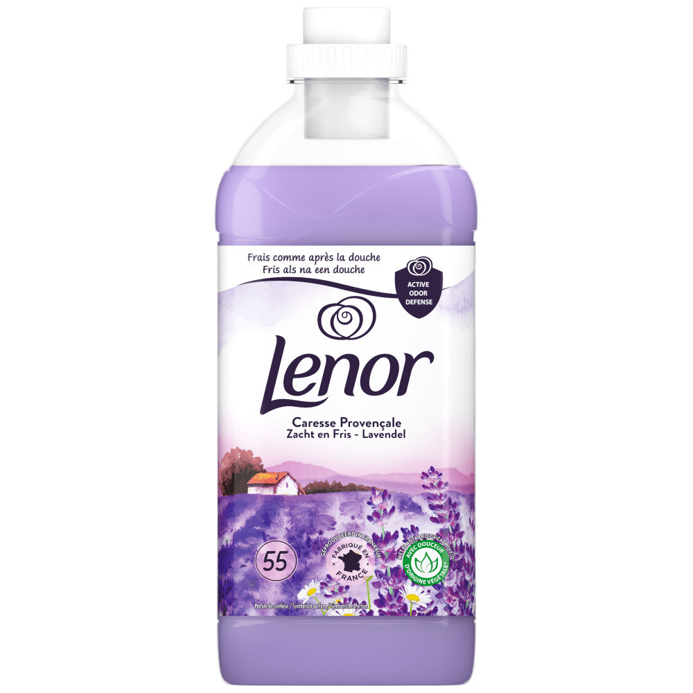 Lenor Συμπυκνωμένο Μαλακτικό Ρούχων με Άρωμα Caresse Lavender 55 Μεζούρες - Image 1