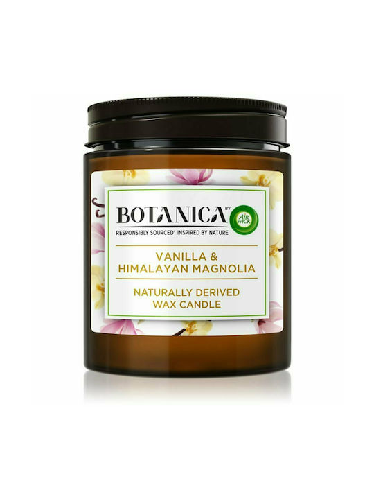 Airwick Αρωματικό Κερί Botanica σε Βάζο με Άρωμα Βανίλια & Μανόλια Ιμαλαϊων 205gr - Image 1