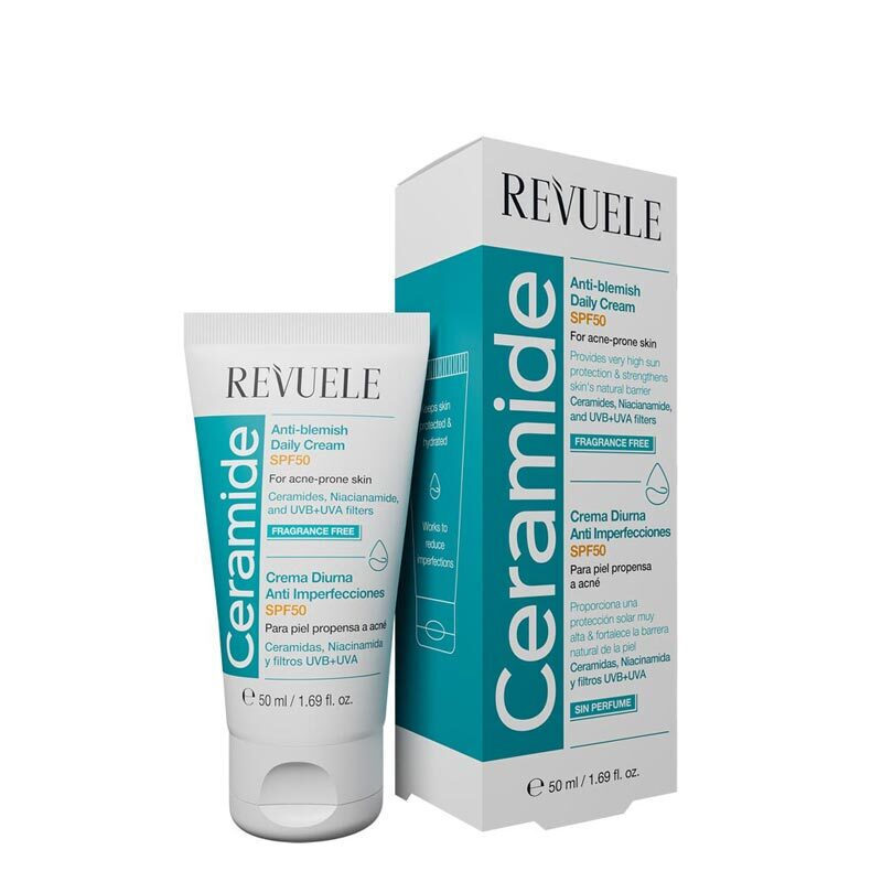 Revuele Ceramide Κρέμα Προσώπου Ημέρας με SPF50 με Ceramides 50ml - Image 1