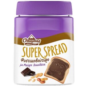 ΟΛΥΜΠΟΣ SUPERSPREAD ΦΥΣΤΙΚΟΒΟΥΤΥΡΟ ΜΕ ΜΑΥΡΗ ΣΟΚΟΛΑΤΑ 350GR *