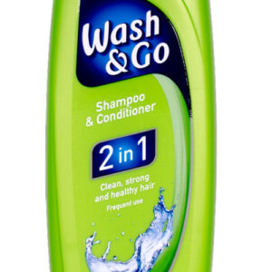 WASH & GO SHAMPOO 400ml - 2 ΣΕ 1 *