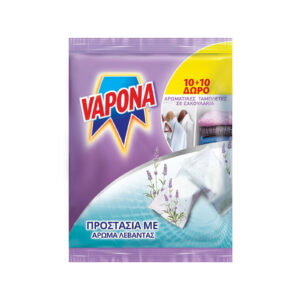 VAPONA ΑΡΩΜΑΤΙΚΕΣ ΤΑΜΠΛΕΤΕΣ ΛΕΒΑΝΤΑ ΓΙΑ ΤΗΝ ΝΤΟΥΛΑΠΑ 10+10ΤΕΜ *