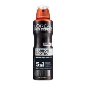 LOREAL BODY SPRAY 150ml MEN CARBON PROTECT 5IN1 *