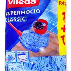 VILEDA ΣΦΟΥΓΓΑΡΙΣΤΡΑ ΜΕ ΜΙΚΡΟΙΝΕΣ ΜΠΛΕ (1+1) *