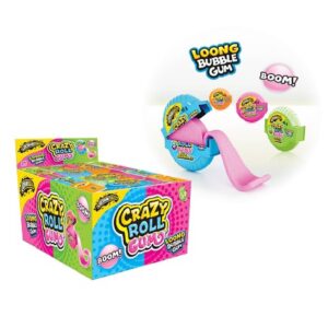 JOHNY BEE CRAZY ROLL GUM ΤΣΙΧΛΑ DISPLAY 24ΤΕΜ *