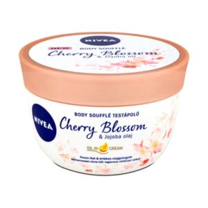 NIVEA BODY SOUFFLE 200ML CHERRY BLOSSOM WITH JOJOBA OIL *