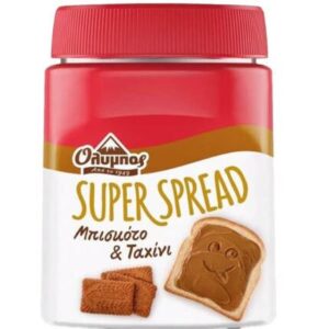 ΟΛΥΜΠΟΣ SUPERSPREAD ΜΠΙΣΚΟΤΟ&ΤΑΧΙΝΙ 350GR *