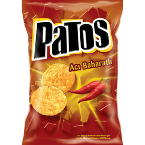 PATOS NACHOS ΣΤΡΟΓΓΥΛΑ ΣΝΑΚ ΚΑΛΑΜΠΟΚΙΟΥ ΓΕΥΣΗ HOT SPICY 100GR *