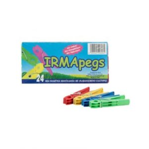 IRMAPEGS ΜΑΝΤΑΛΑΚΙΑ ΠΛΑΣΤΙΚΑ 24ΤΕΜ *
