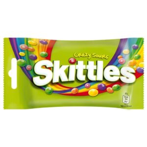 SKITTLES 38GR CRAZY SOURS (ΠΡΑΣΙΝΟ) X14τεμ *