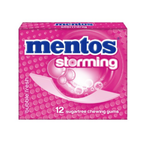 MENTOS ΤΖΙΧΛΕΣ STORMING BUBBLEGUM 33GR *