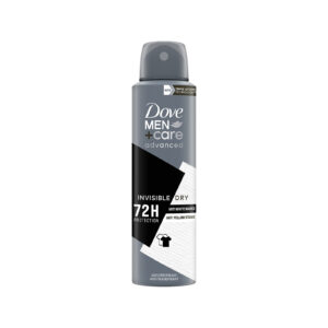 DOVE BODY SPRAY 150ml MEN CARE ADVANCED INVISIBLE DRY *