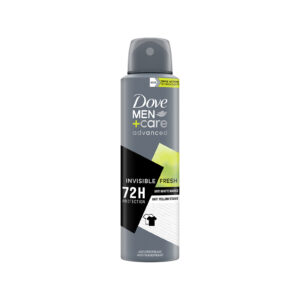 DOVE BODY SPRAY 150ml MEN CARE ADVANCED INVISIBLE FRESH *