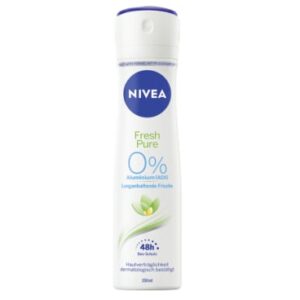NIVEA BODY SPRAY WOMEN 150ml FRESH PURE 0% ALUMINIUM *