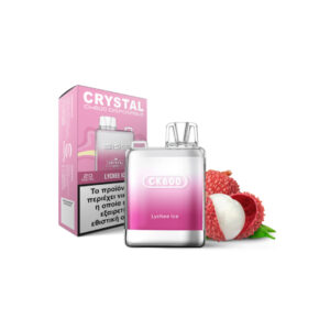 CRYSTAL ΗΛΕΚΤΡΟΝΙΚΟ ΤΣΙΓΑΡΟ 2ML (600 PUFFS) Nicotine 20mg/ml LYCHEE ICE *
