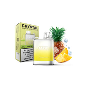 CRYSTAL ΗΛΕΚΤΡΟΝΙΚΟ ΤΣΙΓΑΡΟ 2ML (600 PUFFS) Nicotine 20mg/ml PINEAPPLE ICE *