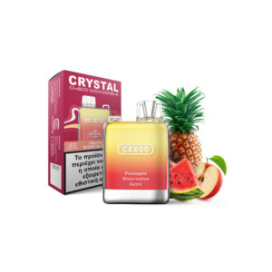 CRYSTAL ΗΛΕΚΤΡΟΝΙΚΟ ΤΣΙΓΑΡΟ 2ML (600 PUFFS) Nicotine 20mg/ml PINEAPPLE/WATE *