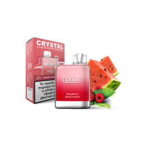 CRYSTAL ΗΛΕΚΤΡΟΝΙΚΟ ΤΣΙΓΑΡΟ 2ML (600 PUFFS) Nicotine 20mg/ml RASBERRY WATER *