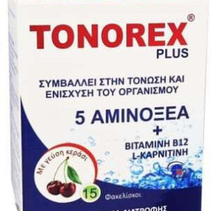 Medichrom Tonorex Plus Ειδικό Συμπλήρωμα Διατροφής 15 φακελίσκοι Κεράσι
