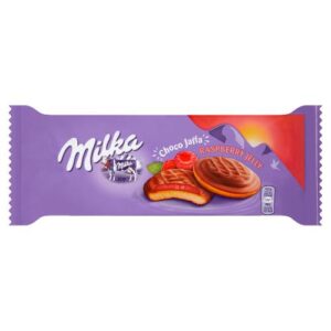 MILKA BISCUITS JAFFA RASBERRY 147g *