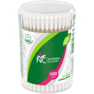 NORMALCLINIC ΜΠΑΤΟΝΕΤΕΣ ΒΑΜΒΟΟ 100τεμ ΚΟΥΤΑΚΙ *