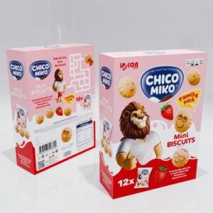 CHICO MIKO MINI BISCUITS FAMILY PACK ΦΑΤΣΟΥΛΕΣ ΜΕ ΓΕΜΙΣΗ ΦΡΑΟΥΛΑ 300GR (12X *