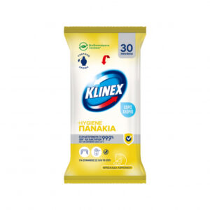 KLINEX ΥΓΡΑ ΜΑΝΤΗΛΑΚΙΑ 30wipes LEMON (ΚΙΤΡΙΝΟ) *