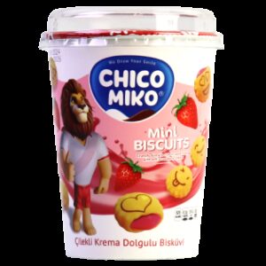 CHICO MIKO MINI BISCUITS ΦΑΤΣΟΥΛΕΣ ΜΕ ΓΕΜΙΣΗ ΦΡΑΟΥΛΑ 125GR *