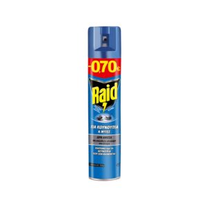 RAID SPRAY 300ml ΓΙΑ ΚΟΥΝΟΥΠΙΑ+ΜΥΓΕΣ *