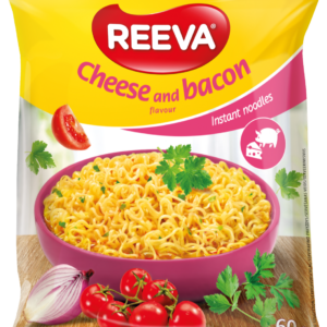 REEVA INSTANT NOODLES 60GR CHEESE AND BACON FLAVOUR *