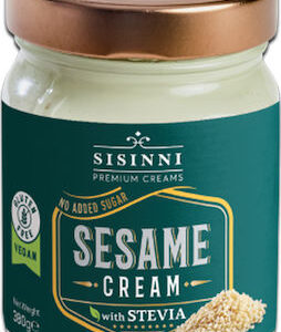 SISINNI ΤΑΧΙΝΟΚΡΕΜΑ ΜΕ ΣΤΕΒΙΑ 380GR (ΓΥΑΛΙΝΟ) *