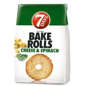 BAKE ROLLS CHEESE&SPINACH 80GR *