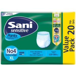 SANI ΠΑΝΕΣ ΑΚΡ. ΒΡΑΚΑΚΙ Νο4 VALUE PACK 20Τ (X-LARGE) *