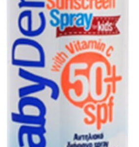 InterMed Babyderm SPF50 Αδιάβροχο Παιδικό Αντηλιακό Spray για Πρόσωπο & Σώμα 200ml