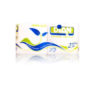 DIAN ΧΑΡΤΙ ΥΓΕΙΑΣ 90GR 2ΦΥΛΛΟ (2 ΡΟΛΑ) *
