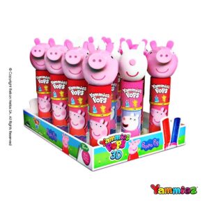 YAMMIES POPS 3D ΓΛΕΙΦΙΤΖΟΥΡΙ PEPPA PIG DISPLAY 12ΤΕΜ *