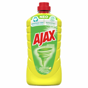 AJAX ΥΓΡΟ ΚΑΘΑΡΙΣΤΙΚΟ 1lt ΑΣΠΡΟΣ ΣΙΦΟΥΝΑΣ ΑΡΩΜΑ ΛΕΜΟΝΙΟΥ (ΚΙΤΡΙΝΟ) *