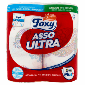 FOXY ΧΑΡΤΙ ΚΟΥΖΙΝΑΣ ΚΟΚΚΙΝΟ ASTRA 2ΤΕΜX210GR (2ΦΥΛΛΟ) *
