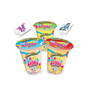 JOHNY BEE CANDY FLOSS TATTOO ΜΑΛΛΙ ΤΗΣ ΓΡΙΑΣ DISPLAY 12ΤΕΜ *