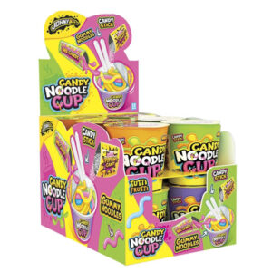 GUMMY NOODLES+GUMMY GEL+POPPING CANDY 65GR 12TEM *