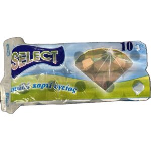 SELECT ΧΑΡΤΙ ΥΓΕΙΑΣ 3ΦΥΛΛΟ 10 ΡΟΛΑ x 125GR *
