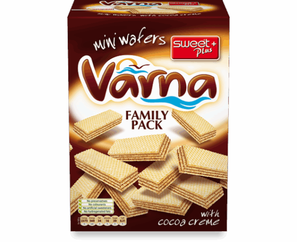 VARNA MINI WAFERS COCOA CREME 260GR * - Image 1