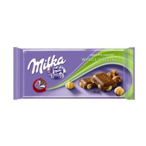 MILKA ΣΟΚΟΛΑΤΑ WHOLE HUZELNUT 100gr - 17 *