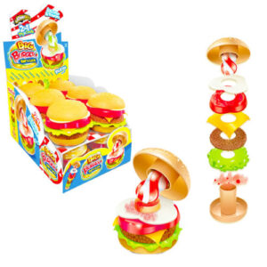 JOHNY BEE BIG BURGER DIP&LICK ΓΛΕΙΦΙΤΖΟΥΡΙ-ΠΑΙΧΝΙΔΙ DISPLAY 12ΤΕΜ *