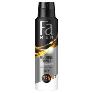 FA BODY SPRAY MEN 150ml INVISIBLE POWER DRY 72H *