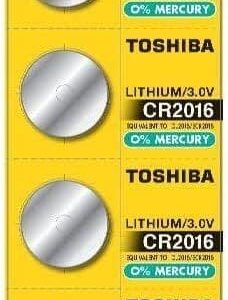 TOSHIBA ΜΠΑΤΑΡΙΑ ΛΙΘΙΟΥ ΣΤΡΟΓΓΥΛΗ 5ΑΔΑ CR2016 / 3.0V *
