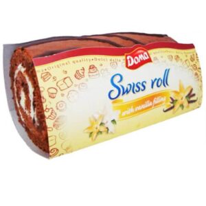 DOMA SWISS ROLL ΑΤΟΜΙΚΟ 115GR ΚΕΙΚ ΣΟΚΟΛΑΤΑ ΜΕ ΓΕΜΙΣΗ ΒΑΝΙΛΙΑ *