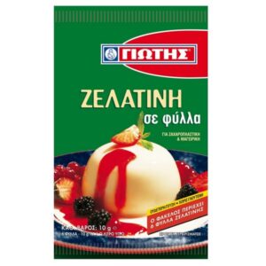 ΓΙΩΤΗΣ ΖΕΛΑΤΙΝΗ ΣΕ ΦΥΛΛΑ (6 ΦΥΛΛΑ) 10gr *
