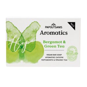 ΠΑΠΟΥΤΣΑΝΗΣ 100GR ΜΠΑΡΑ ΣΑΠΟΥΝΙΟΥ BERGAMOT & GREEN TEA *